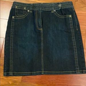 Jean skirt